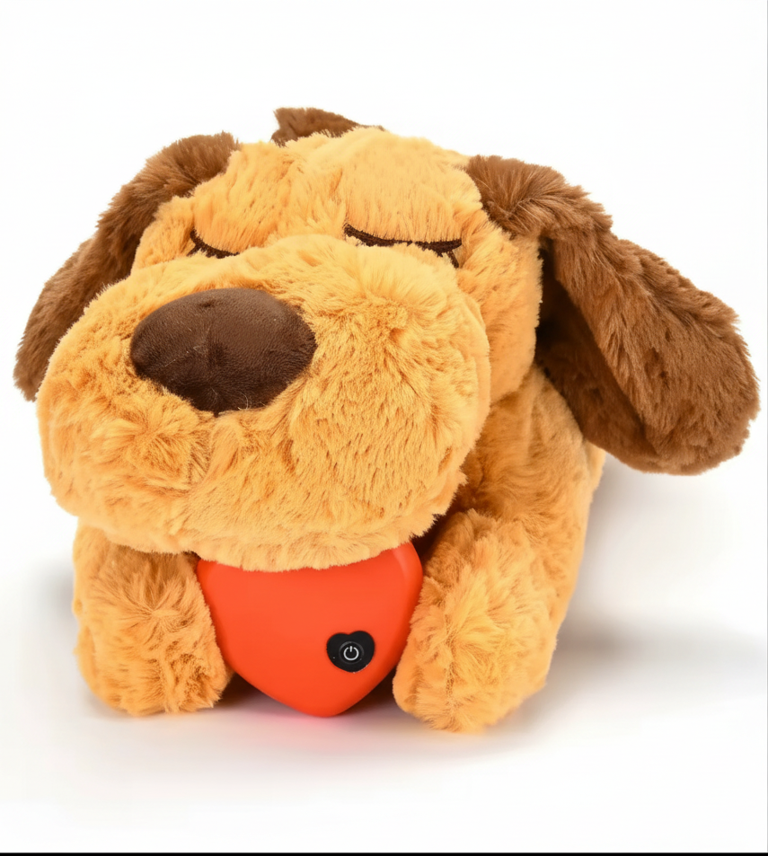L'Ami de Cœur Toudou™ - Peluche Apaisante à Battement Cardiaque