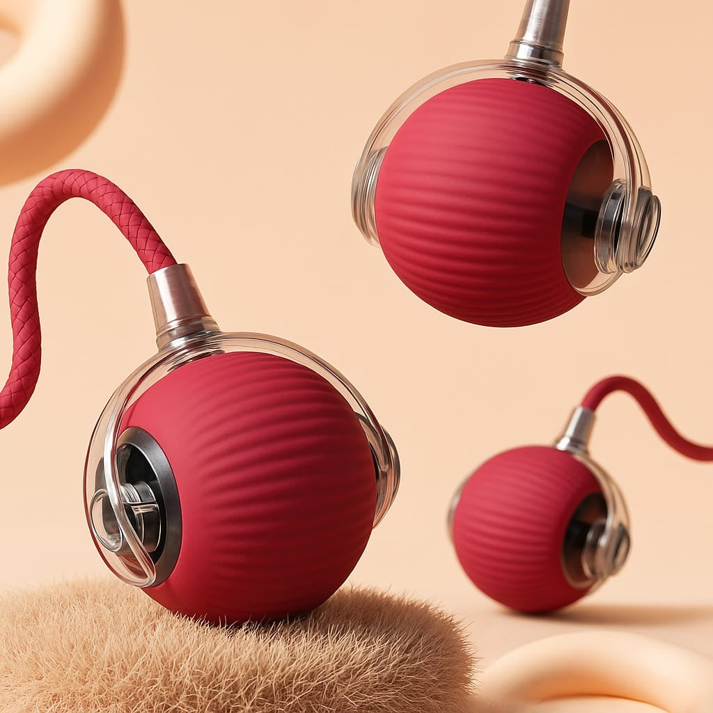 Jouet interactif pour chat, boule roulante