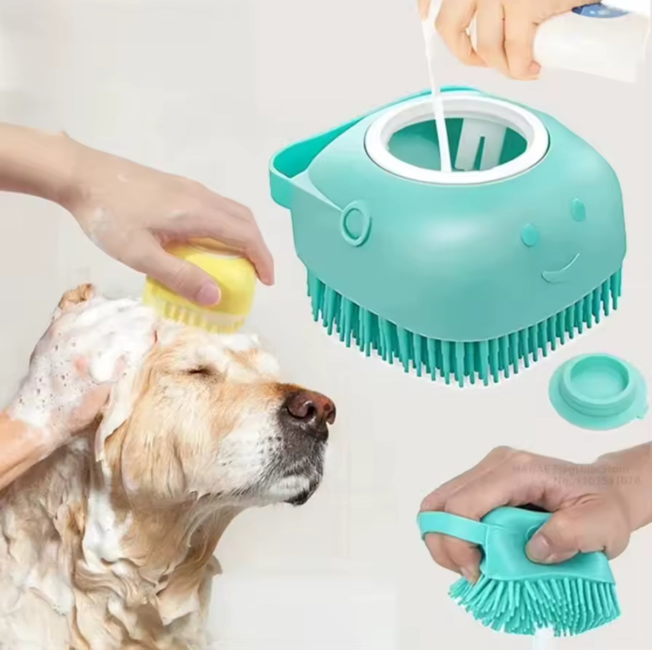 Brosse à shampooing pour chien